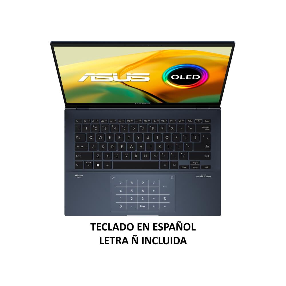 Notebook 14" Asus Zenbook 14 Oled UX3402 / Intel Core I7 / 16 GB RAM / 512 GB SSD image number 3.0
