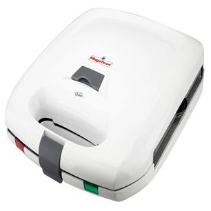 Waflera Electrica 1200w 4 Waffles Blanco Mgf8212