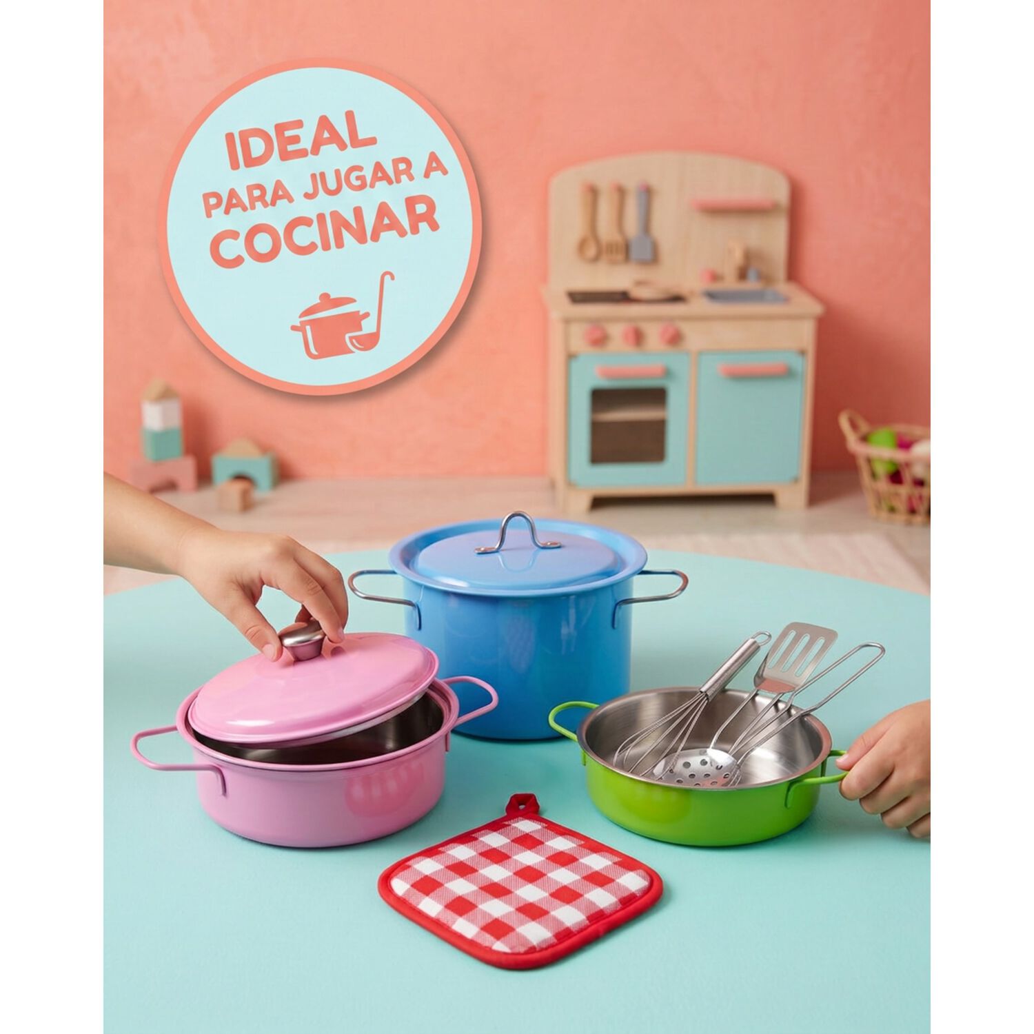 Maleta Juguete Unicornio Con Set T&eacute; Infantil Cocina image number 21.0