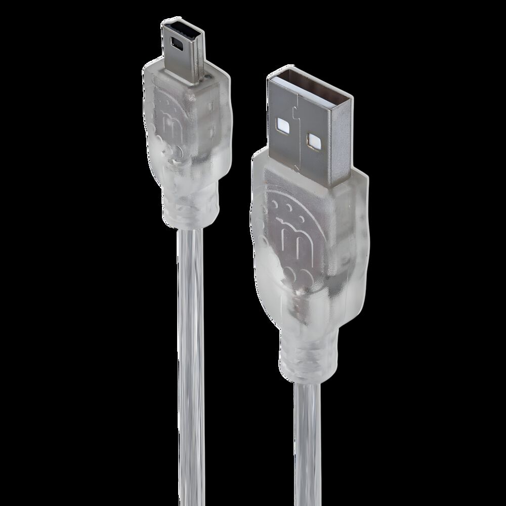 Cable De Datos Mini Usb Profesional 1.8m Manhattan 5pines V3 image number 1.0