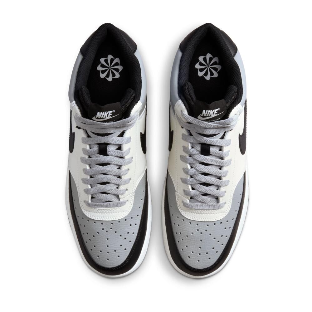 Zapatilla Urbana Hombre Nike Court Vision Mid Next Nature Gris image number 5.0