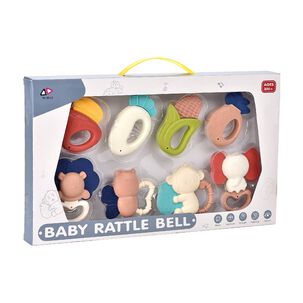 Mordedor De Silicona Rasca Enc&iacute;as Primero Diente Beb&eacute; Pack8