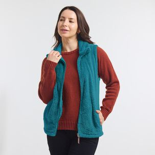 Polerón Polar Fleece Sin Mangacuello Alto Mujer Geeps
