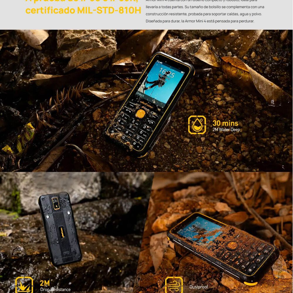 Ulefone Armor Mini 4 Rugerizado 4g Dual Sim Indestructible image number 2.0