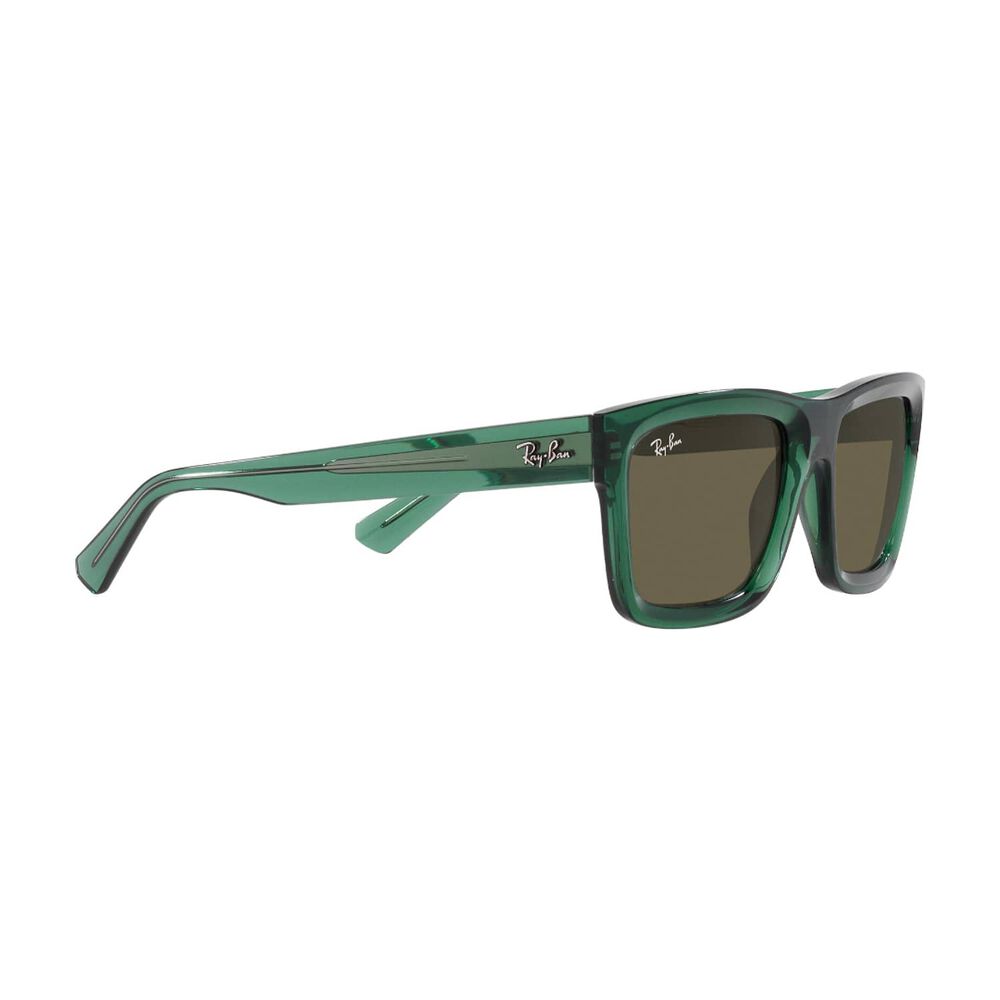 Lentes De Sol Warren Transparent Green Bio-based Sustentable Ray-ban image number 10.0