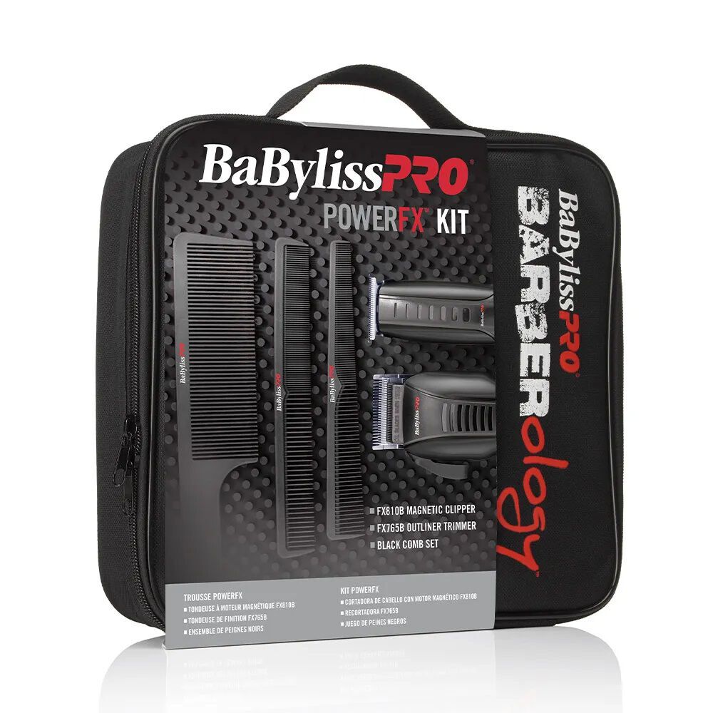 Kit Cortapelo Power Fx Con 5 Accesorios Babylisspro Color Negro image number 0.0