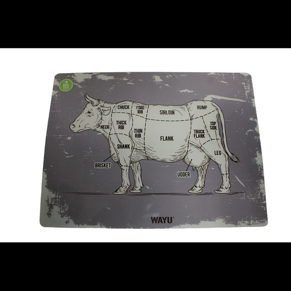 Individual Mesa Cocina 40x30cm Cortes Grey Mantel Wayu image number 0.0