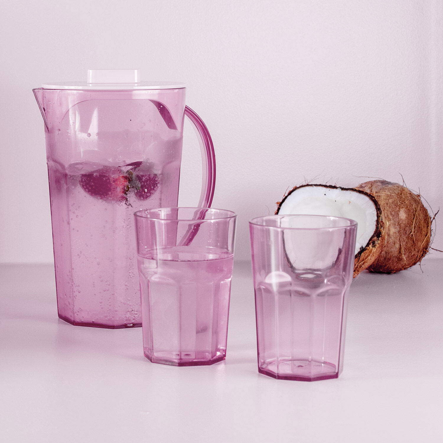 Vaso 400 Ml Rosado Ou image number 1.0