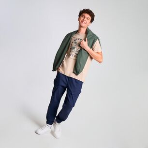 Polera Estampada Regular Manga Corta Cuello Redondo Hombre Ocean Pacific