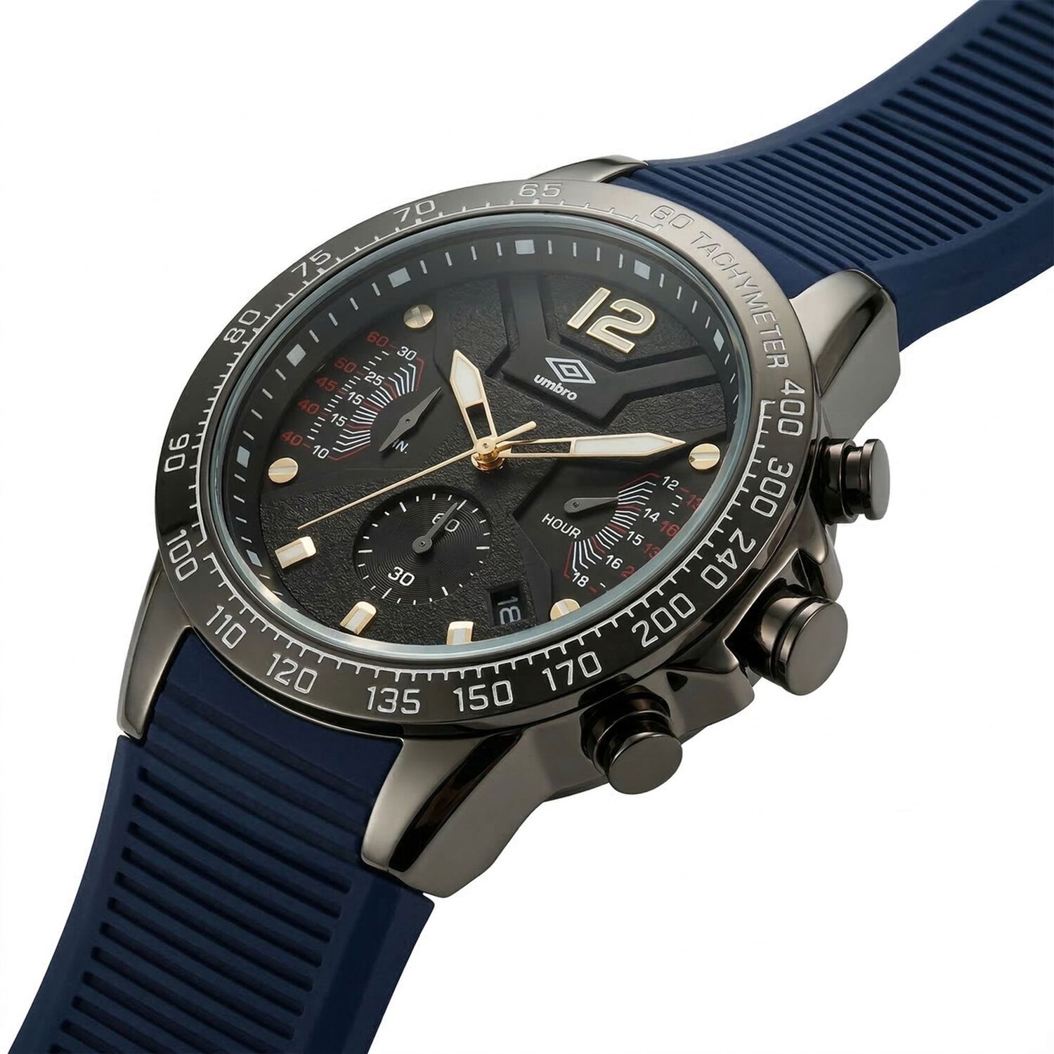 Reloj An&aacute;logo Hombre Umbro Plus Negro Umbp-1500-94 image number 1.0
