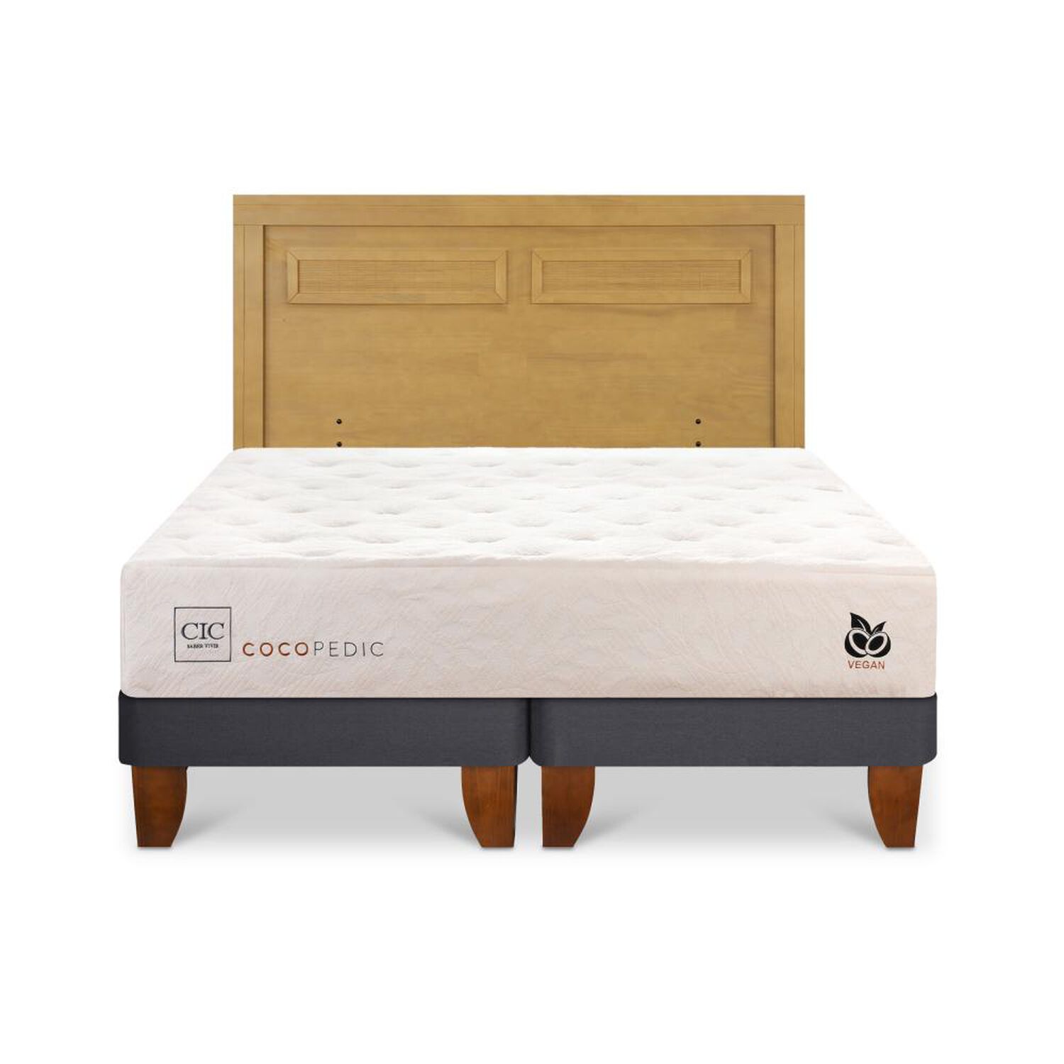 Cama Europea Cic Cocopedic / King / Base Dividida + Respaldo image number 0.0