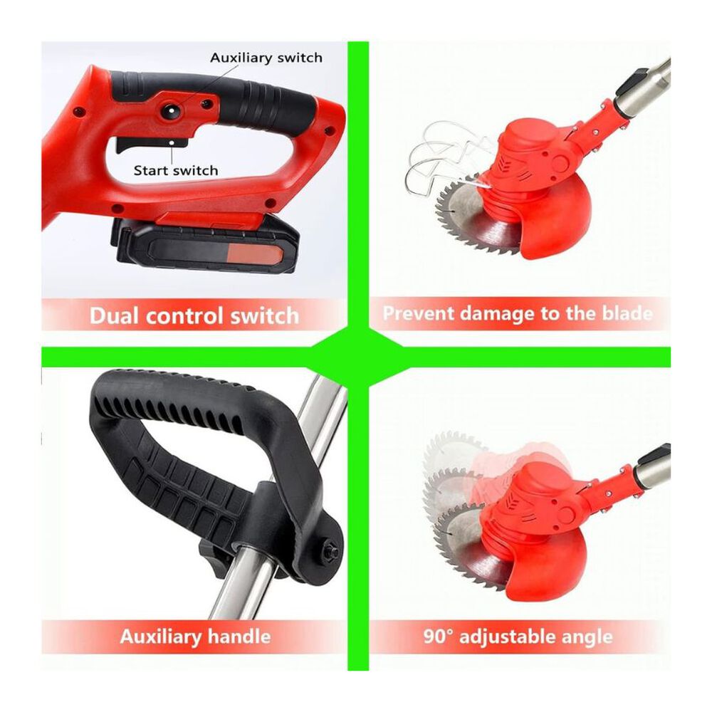 Cortadora De C&eacute;sped Port&aacute;til 24v 800w Inalambrica Bater&iacute;a image number 1.0