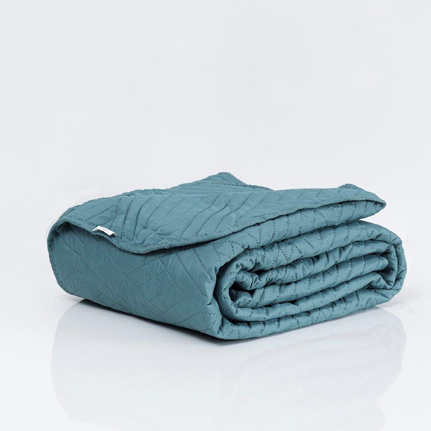 Set Quilt Liso + Sabana Liso King Verde image number 3.0