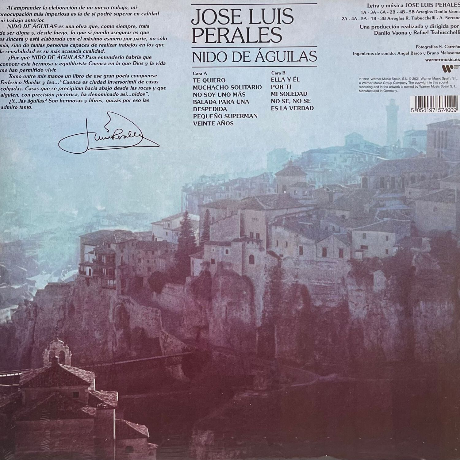 Jose Luis Perales - Nido De Aguila | Vinilo image number 1.0