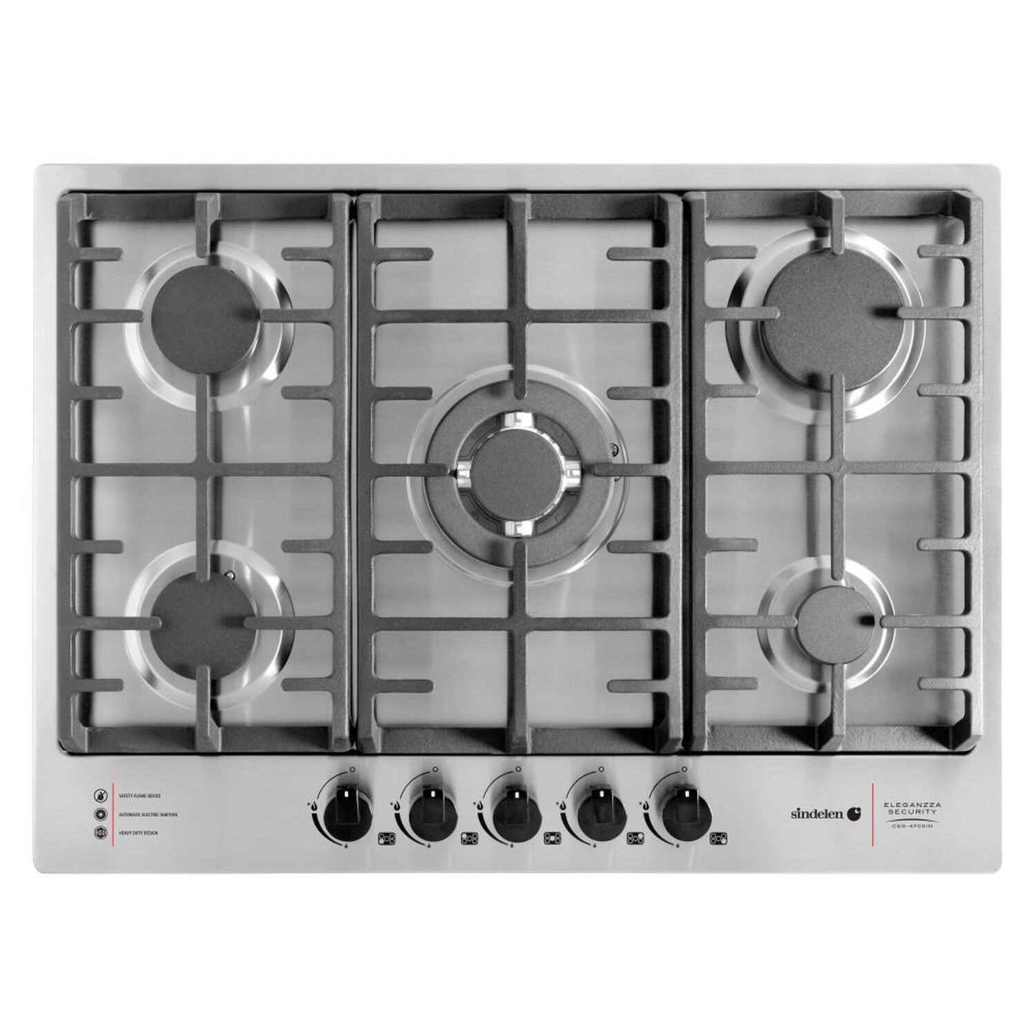 Encimera A Gas Sindelen CEG-4700IN / 5 Quemadores image number 0.0