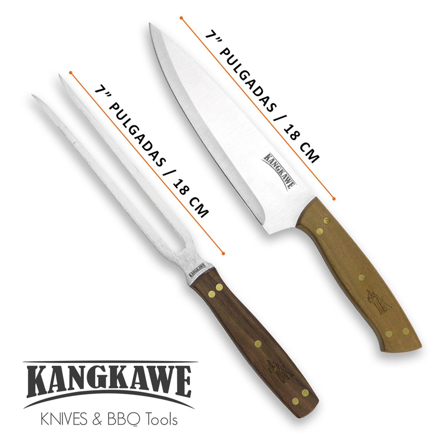Set Parrillero Tabla + Cuchillo + Tenedor image number 2.0