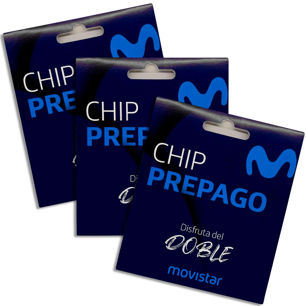Chip De Línea Movistar 4gb + 400 Min Pack X100 Kit Mayorista image number 0.0
