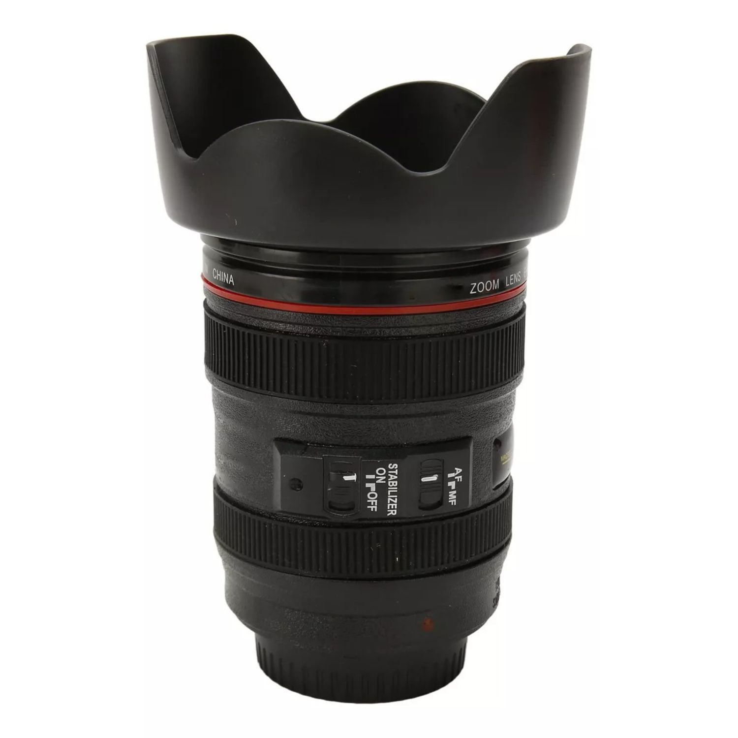 Tazon Mug 350ml Lente Camara Para Bebidas Calientes Con Tapa image number 1.0