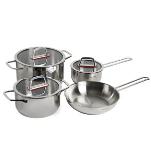 Bateria Simple Cook Burdeos 7pzs