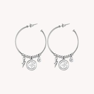 Argollas Brosway Chakra Plateados Bhkl23en