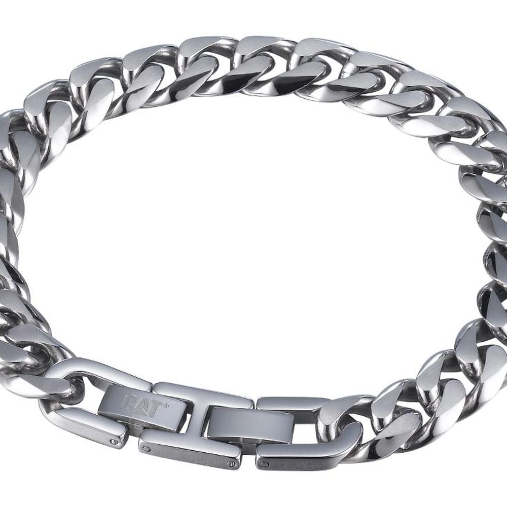 Pulsera De Hombre Cat J010b00222 Plateado image number 0.0