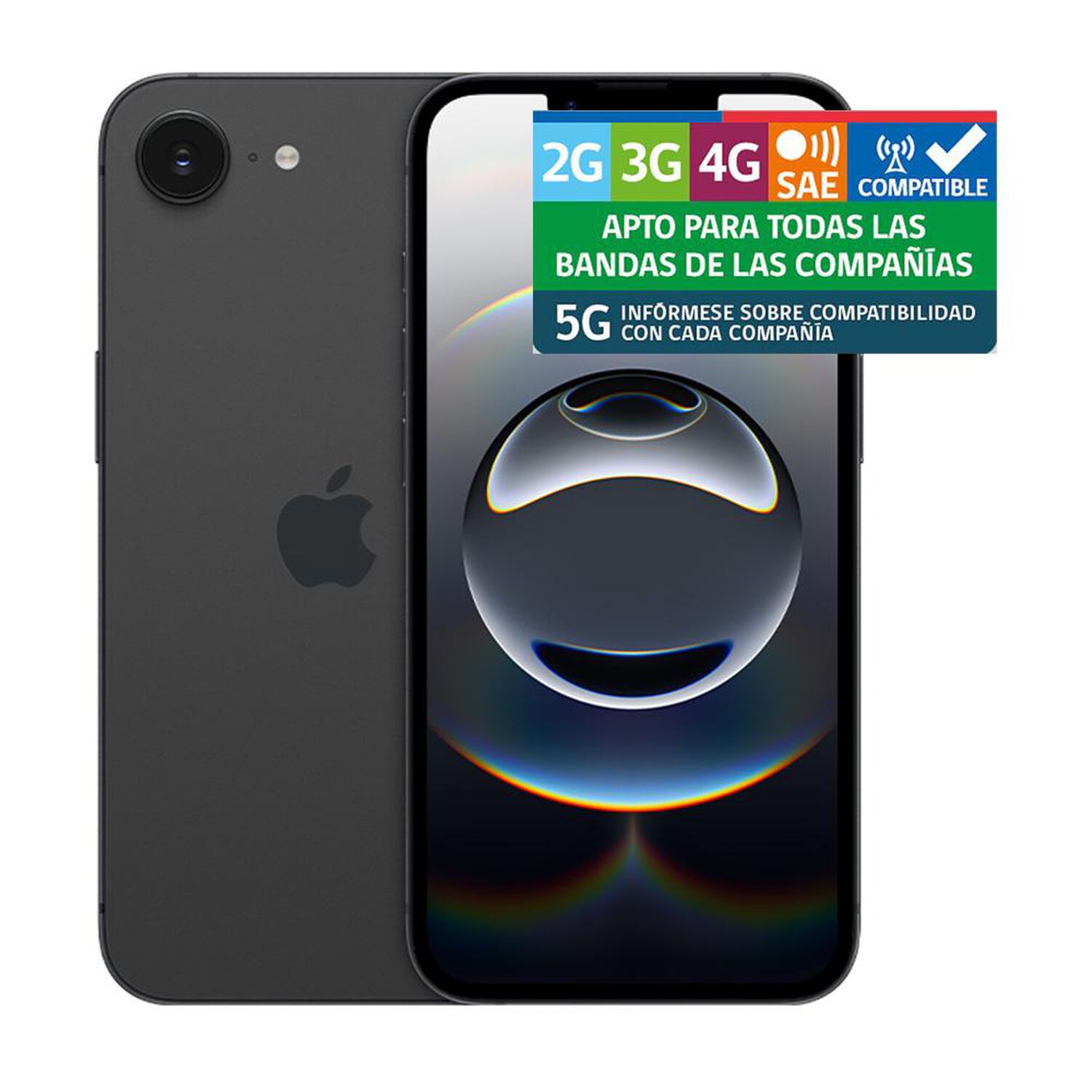 iPhone 16e Apple / 5G / 128 GB / Negro / Liberado image number 9.0
