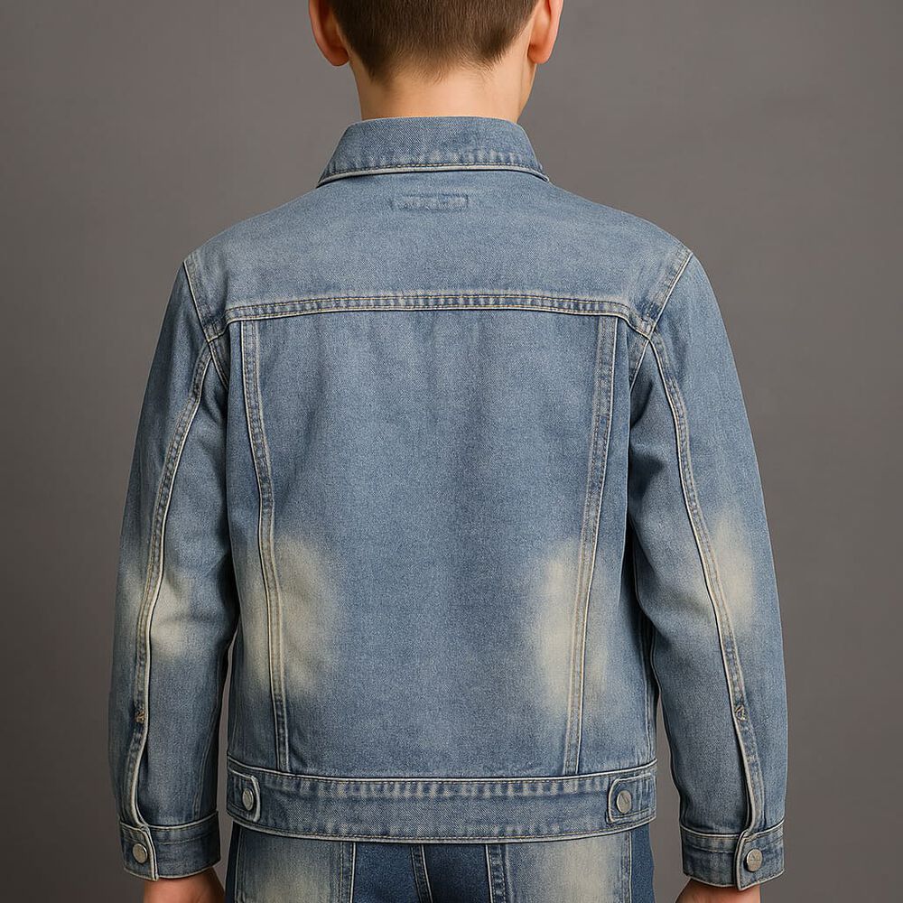 Chaqueta Mezclilla Niño Look Urbano Y Funcional image number 1.0