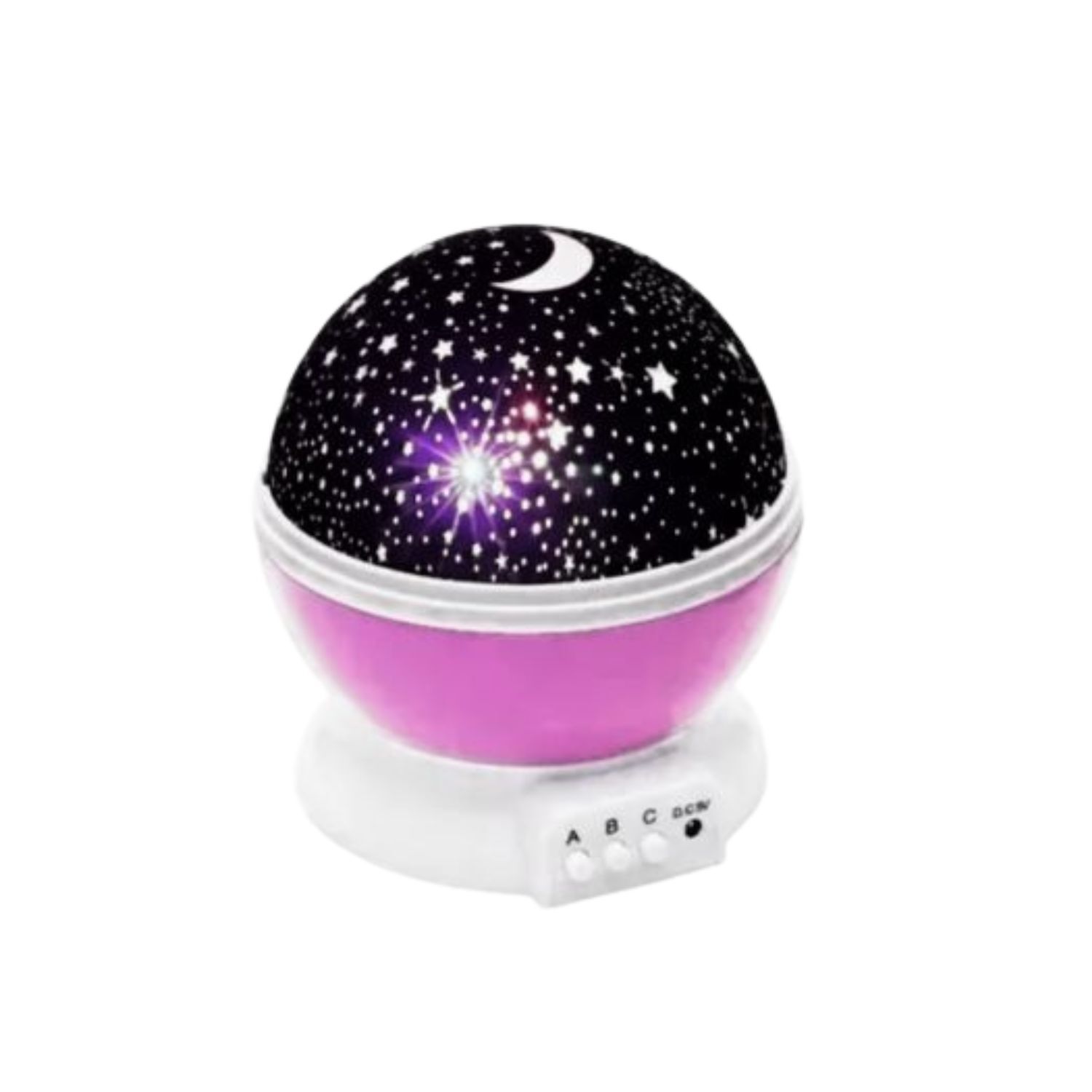 Lampara Rosa De Proyecci&oacute;n Rotatoria Luz Estrellas Multicolor image number 0.0