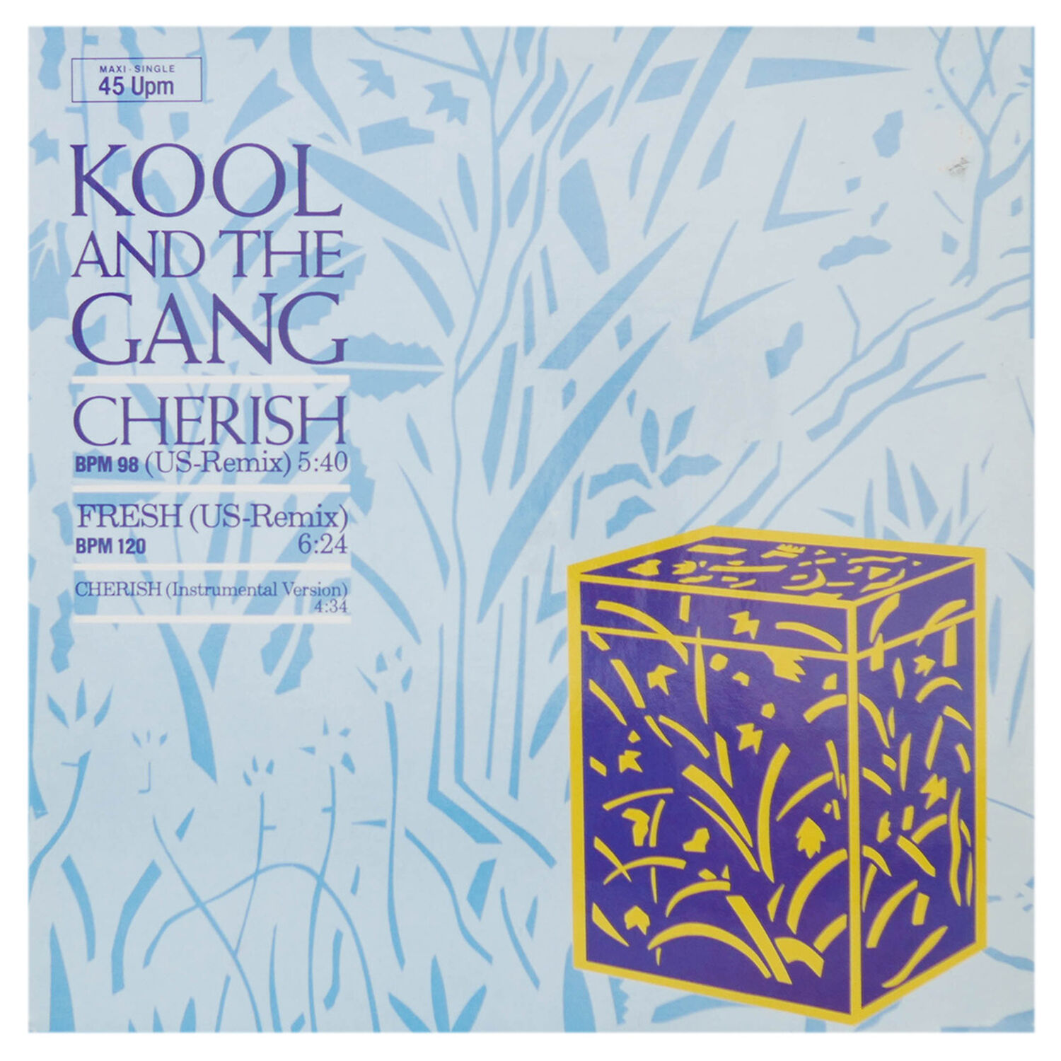 Kool & The Gang - Cherish (us-remix)/fresh (us-remix) | 12" Maxi Single Usado image number 0.0