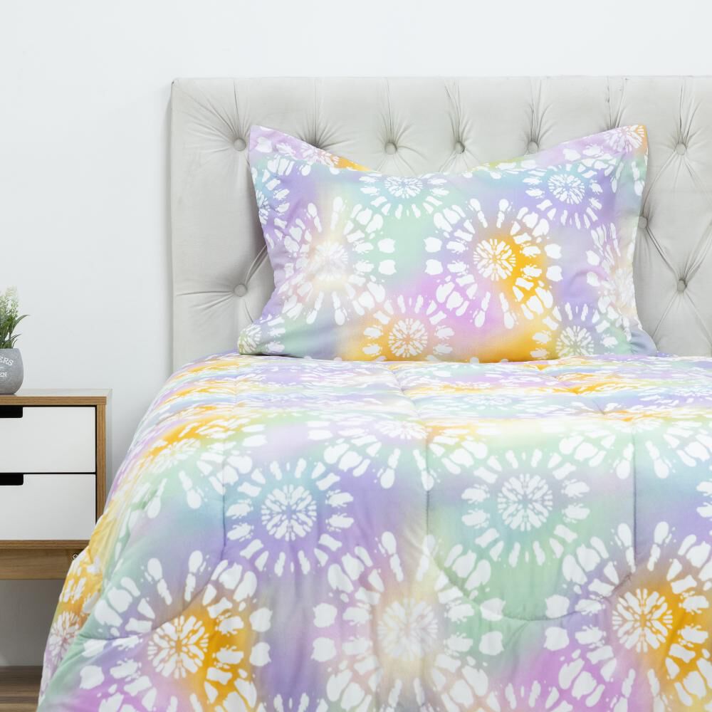 Plumón Casaideal Kids Tie Dye / 1.5 Plazas image number 0.0