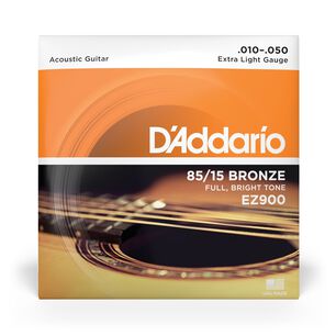 Set Cuerdas Guitarra Ac&uacute;stica 10-50 Ez900 Daddario