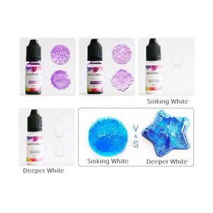 Pigmento Para Resina Epoxi | Set 24 Tintas Alcohol 3d