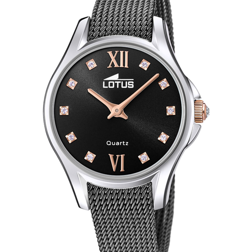 Reloj 18799/3 Lotus Negro Mujer Bliss image number 0.0