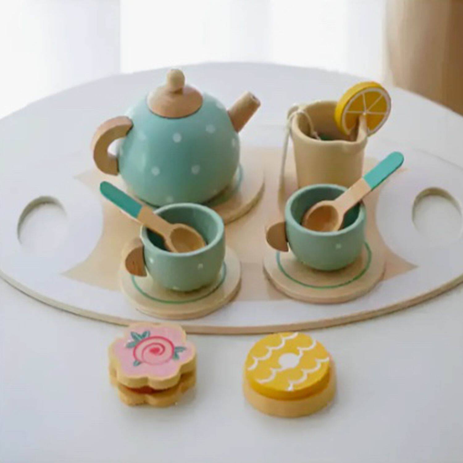 Tazas De T&eacute; Para Juego Con Caldera Pastel image number 0.0