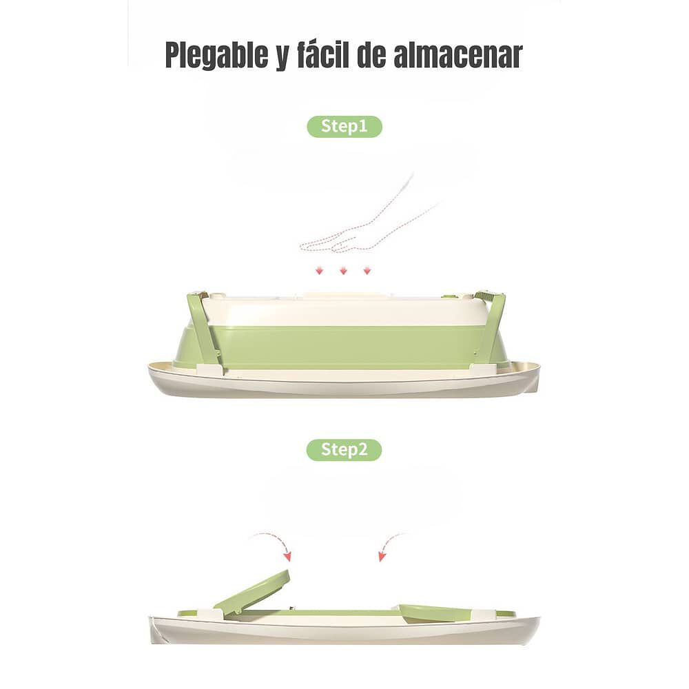 Ba&ntilde;era Con Term&oacute;metro Coj&iacute;n Premium Rosada Lubabycas image number 9.0