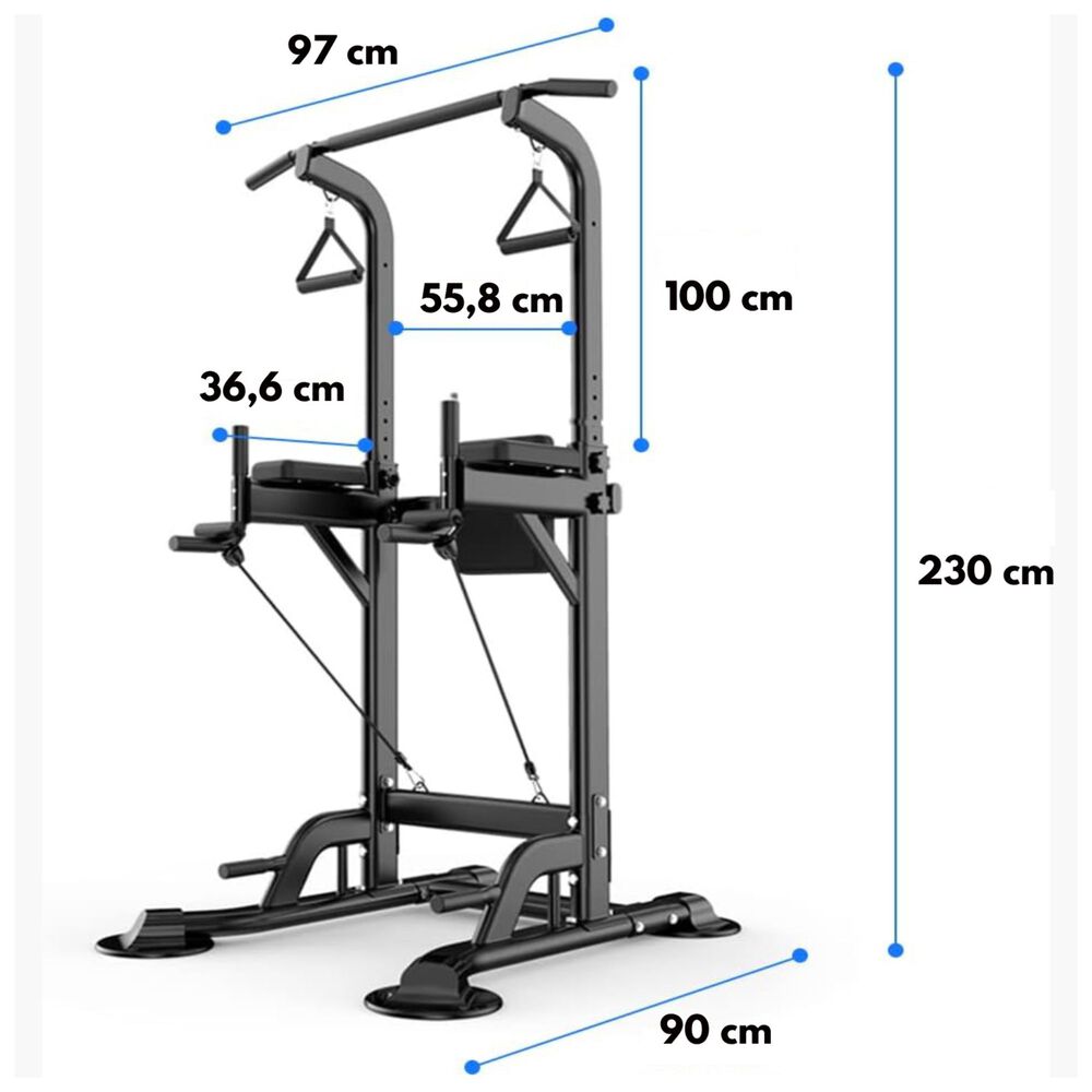 Barra Dominadas Multifuncional Torre Pro Yepsport image number 3.0