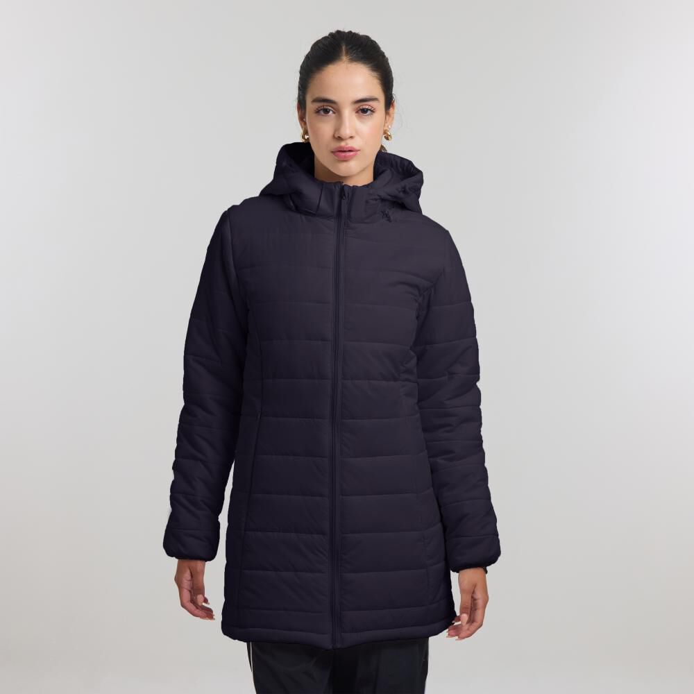 Parka Básica Regular Cuello Alto Con Capucha Mujer Freedom image number 0.0