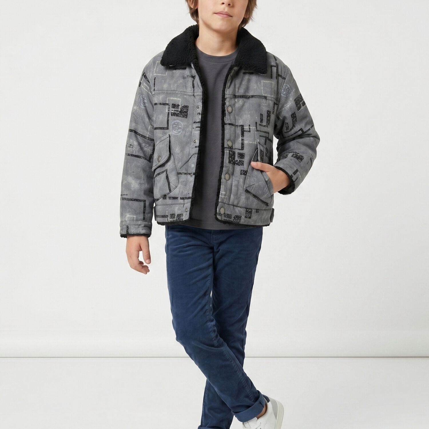 Chaqueta Invierno Ni&ntilde;o Forrada Chiporro Abrigo T&eacute;rmico image number 3.0