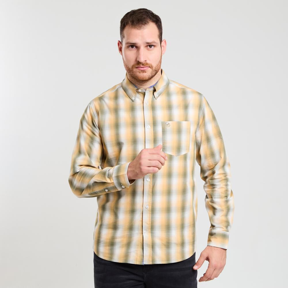 Camisa Cuadrille Regular Manga Larga Hombre Peroe image number 0.0