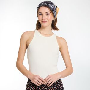 Polera Crop Sin Manga Cuello Redondo Mujer Freedom