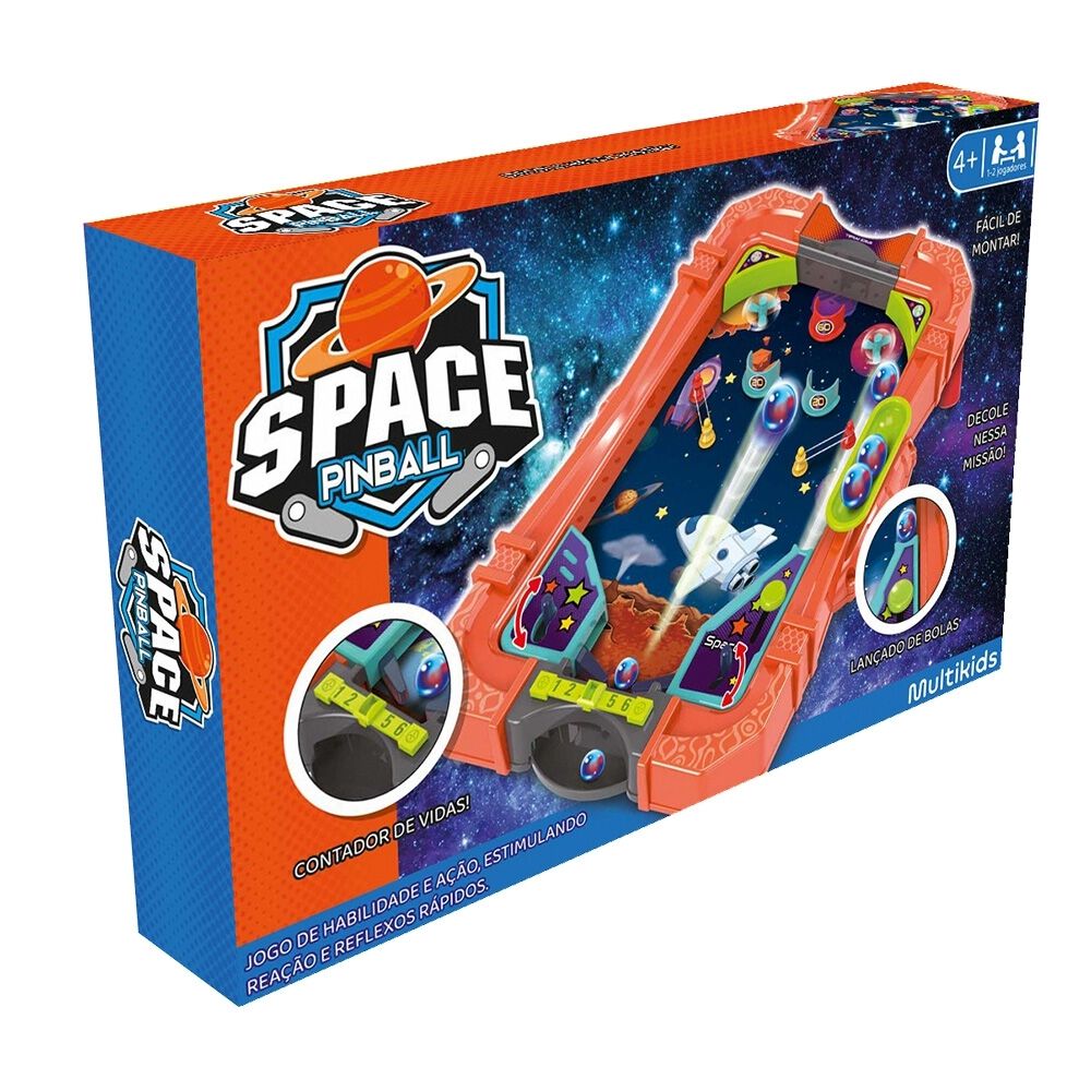 Juego Pinball Space Multikids Br2014 image number 1.0