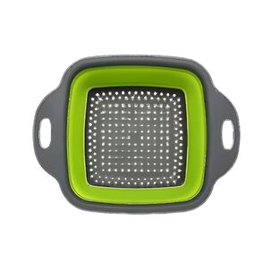 Colador Escurridor De Silicona 29x21cm Plegable Multiuso