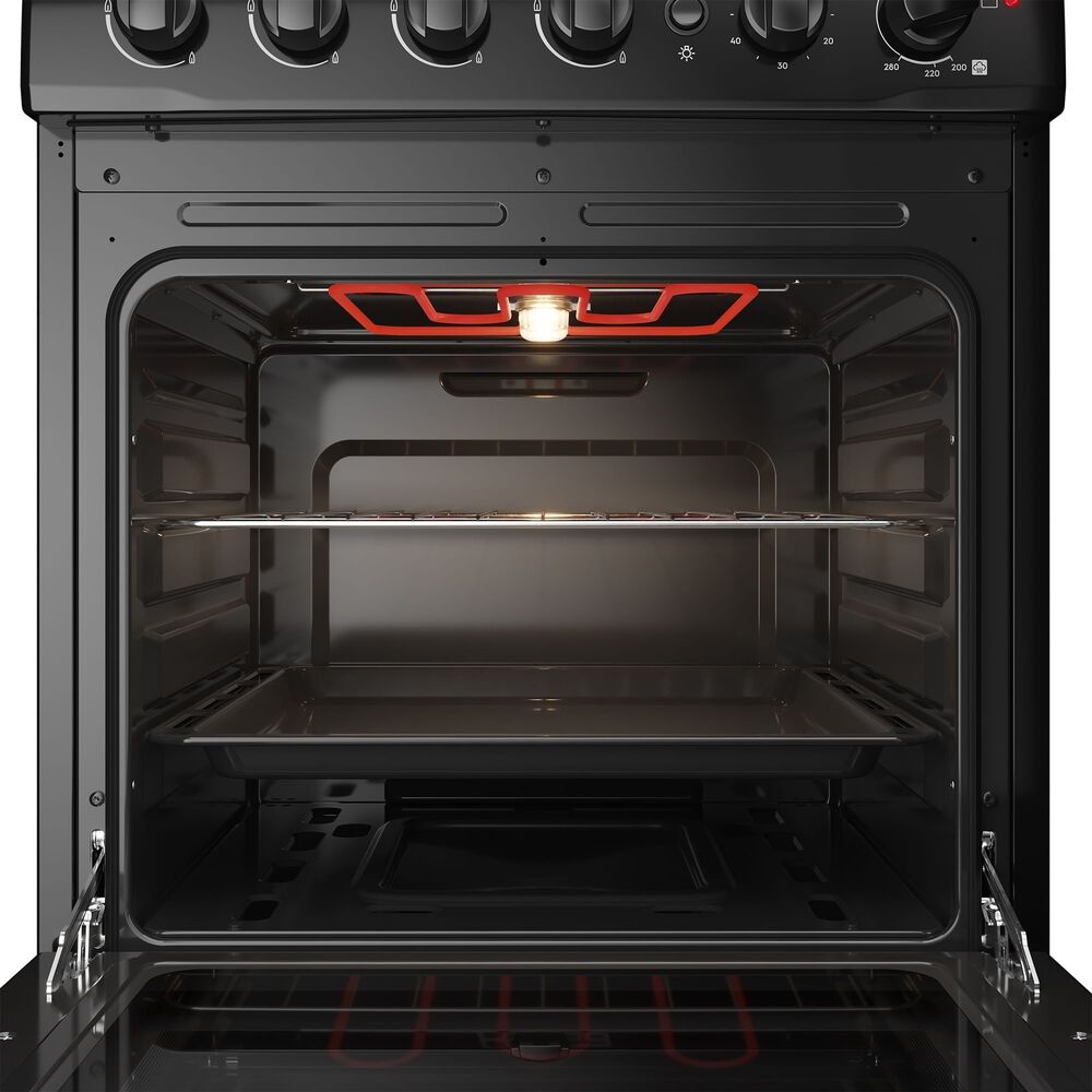 Cocina A Gas 4 Platos Fensa Cubierta Vidrio F 3000 Bt Negra image number 7.0