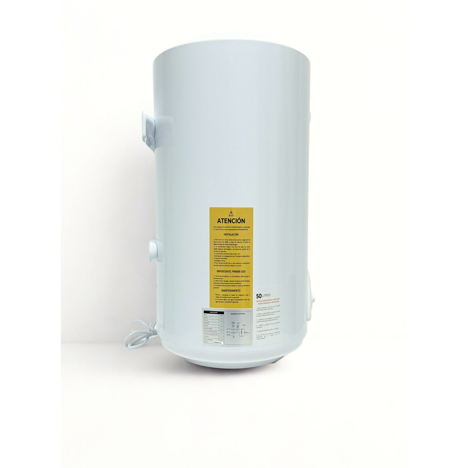 Termo El&eacute;ctrico 50 Litros 1500 W De Muro image number 3.0