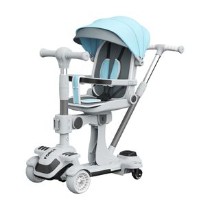 Triciclo Scooter 2 En 1 Lubabycas Azul Lubabycas