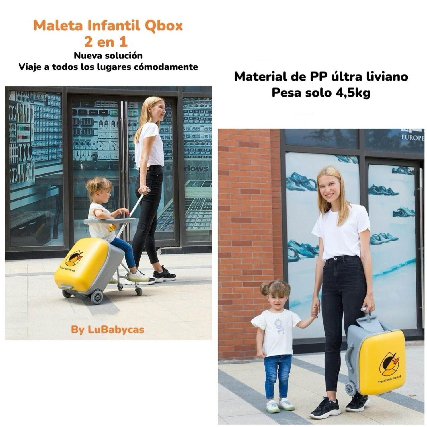 Maleta De Viaje Infantil Convertible 2 En 1 By Lubabycas image number 3.0