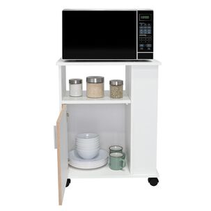 Mueble Microondas 1 Puerta Fm-015b - Blanco