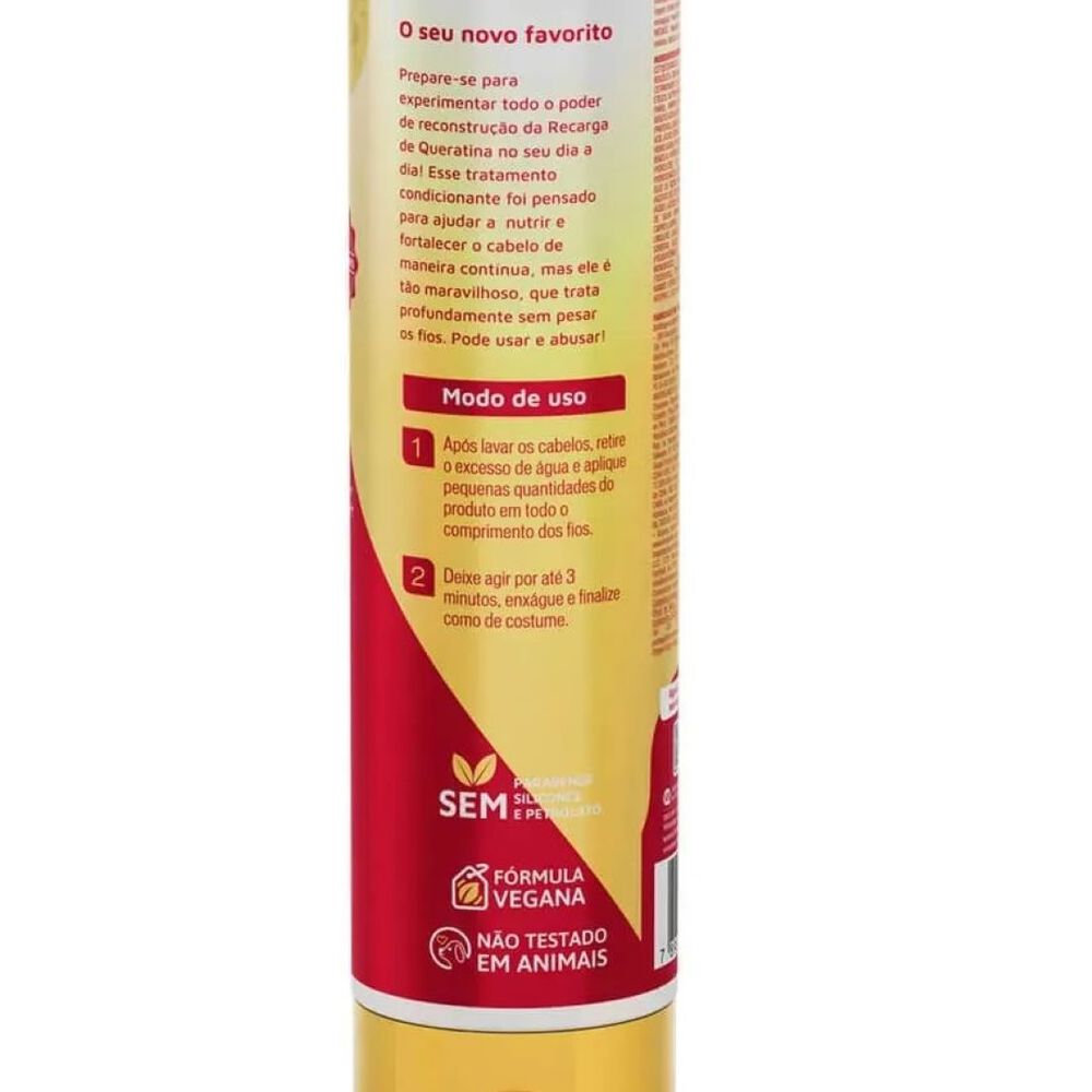 Acondicionador Recarga De Queratina Novex 300ml image number 1.0