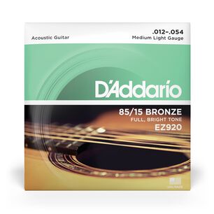 Set Cuerdas Guitarra Ac&uacute;s. 85/15 T.m B. 12-54 Ez920 Daddario