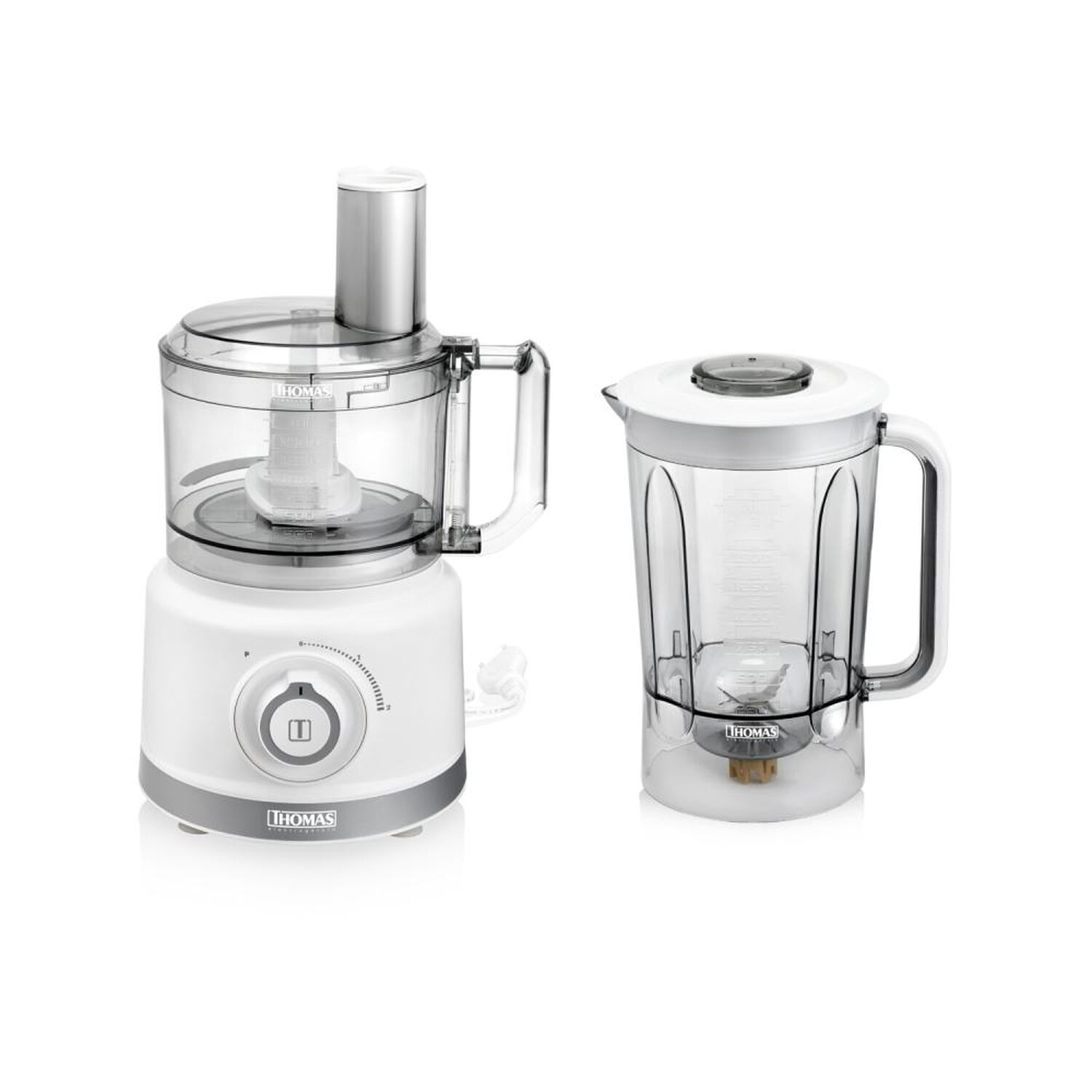 Combo Licuadora Mas Procesadora Thomas Th-9170b / 1,5 Litros Y 1,5 Litros / 900 Watts